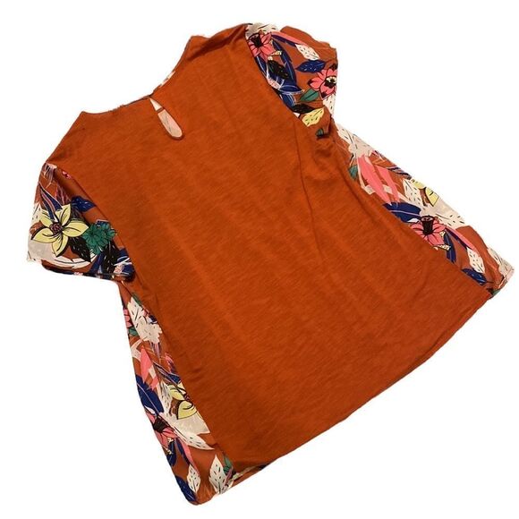 Anthropologie Dolan Left Coast Silk Short Sleeve Blouse - Picture 7 of 7